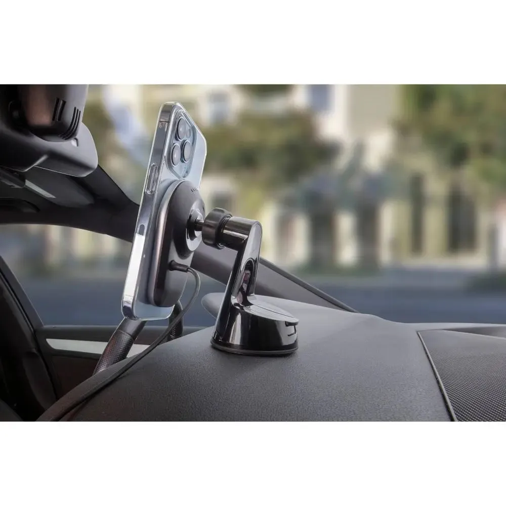 Scosche MagicMount Pro Charge5 Wireless Window/Dash Magnetic Charging Phone Mount