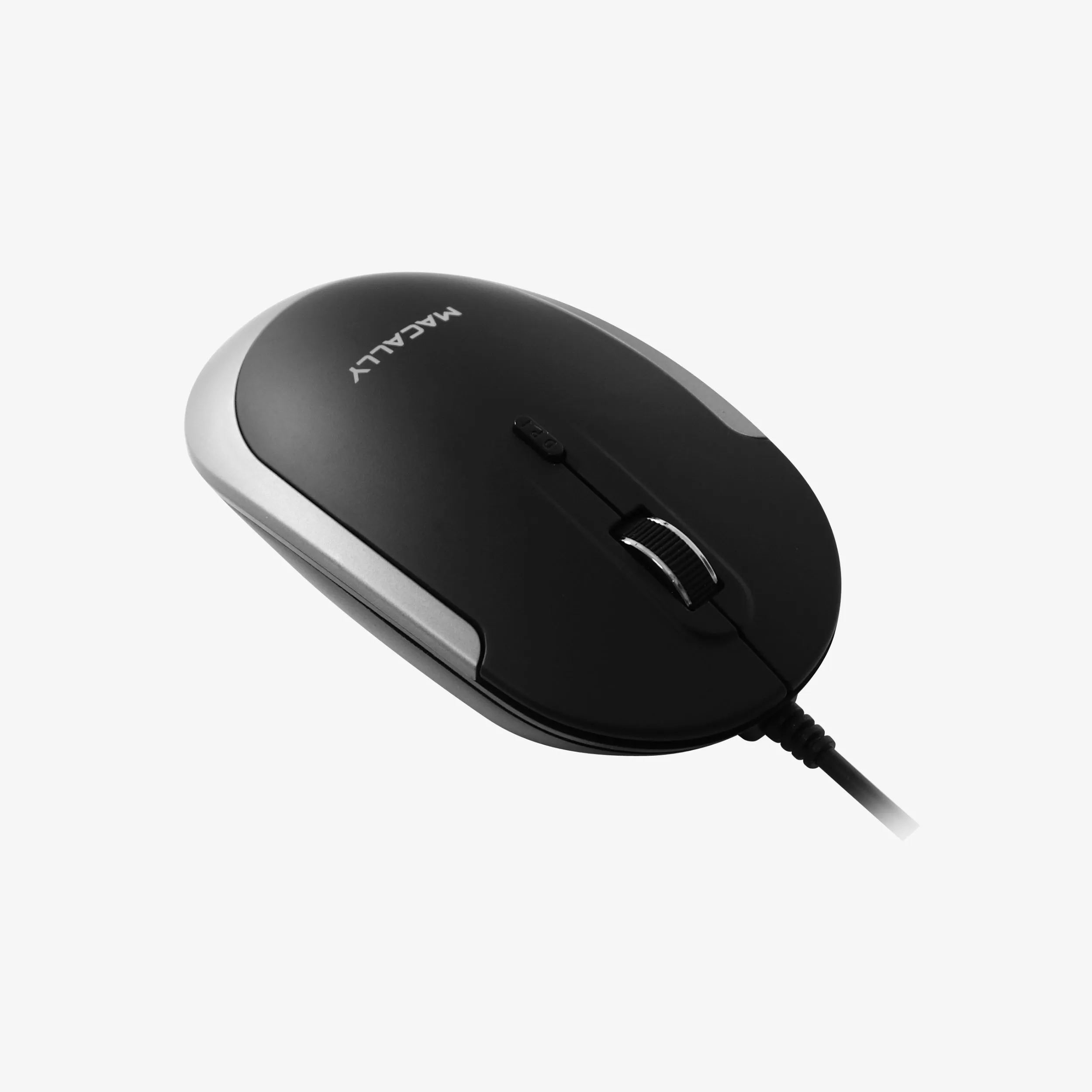 Silent USB Wired Mouse for Mac and PC (Space Gray)