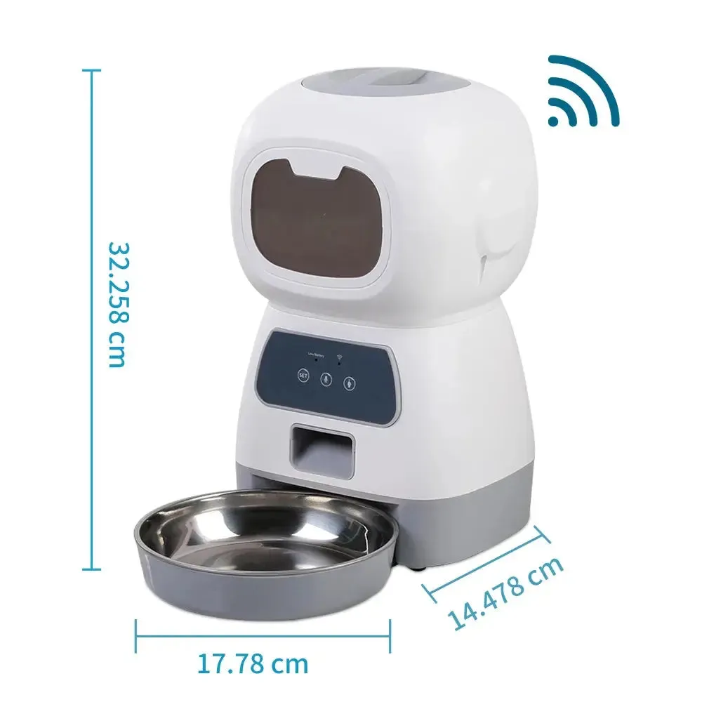 Smart Wi-Fi Pet Feeder Automatic Pet Food Dispenser