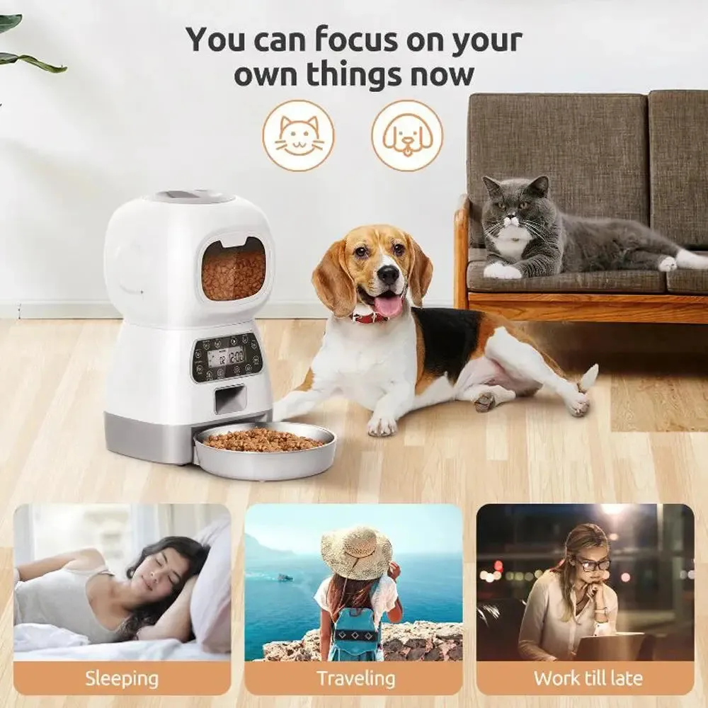 Smart Wi-Fi Pet Feeder Automatic Pet Food Dispenser