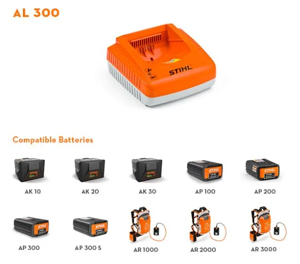 STIHL AL 300 Lithium-Ion Battery Quick Charger