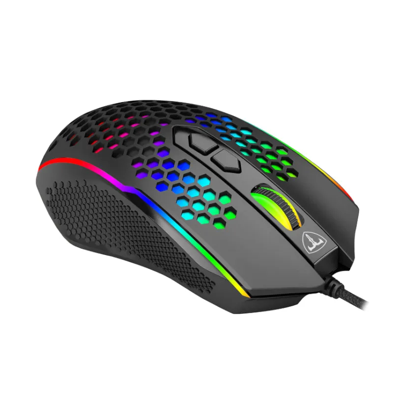 T-Dagger Honeycomb 8000Dpi Rgb Gaming Mouse - Black