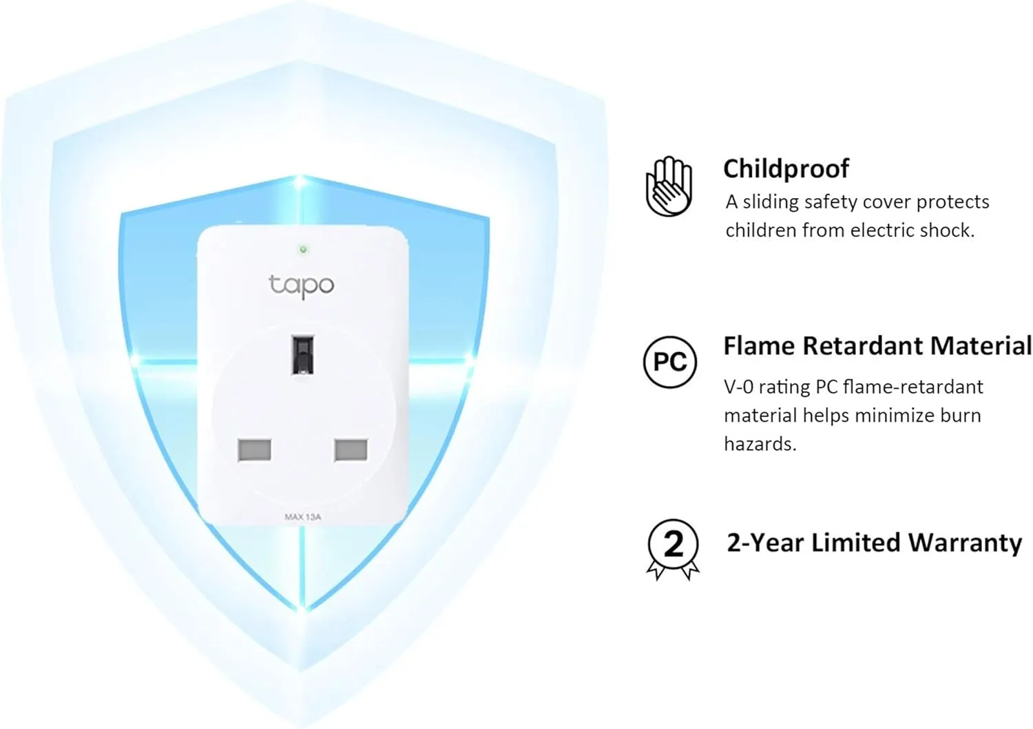 Tapo P100 Wi-Fi Smart Plug (2-Pack) – Alexa & Google Home Compatible, No Hub Required, Wireless Smart Socket