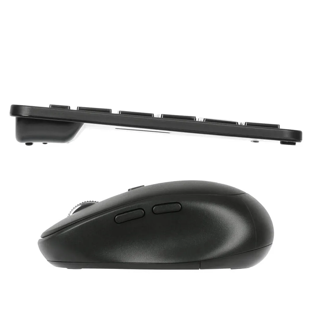 Targus - Keyboard And Mouse Set - Antimicrobial Universal Midsize Comfort Multi-Device Bundle - Antimicrobial - Wireless