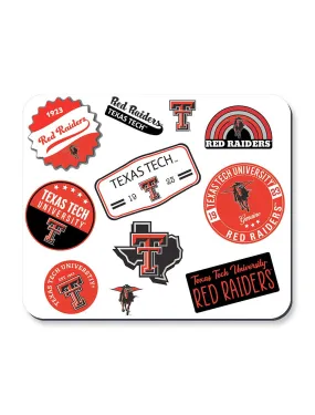 Texas Tech "Stickers" Mouse Pad