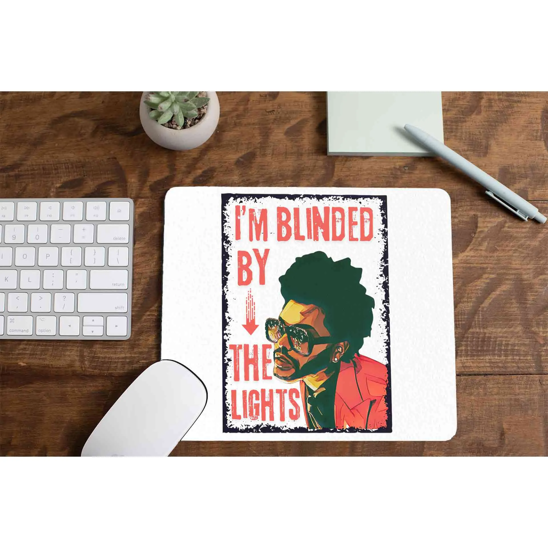 The Weeknd Mousepad - I'm Blinded By The Lights