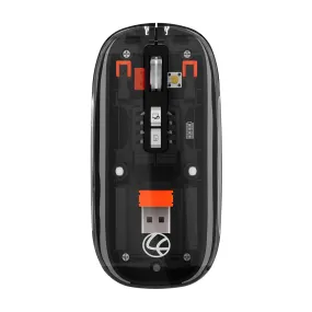 Trendy Plus 2.4G & Dual BT(v3.0 & v5.2) Wireless Mouse With Desktop Lock Key- Black (LWM-801)