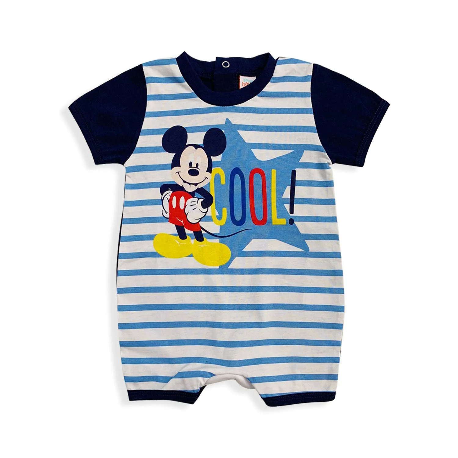 Tutina Disney Pagliaccetto neonato Mickey Mouse in cotone leggero bimbo 5513