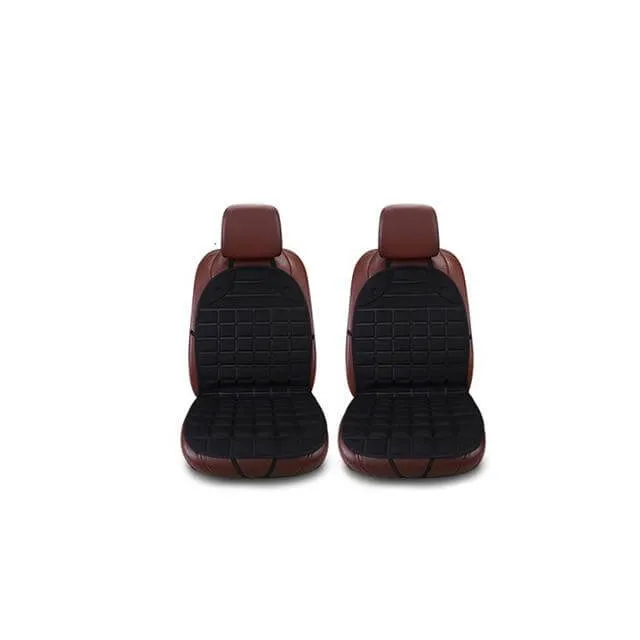 Universal 2Pcs/Set 12V Heated Car Seat Cushion Pad