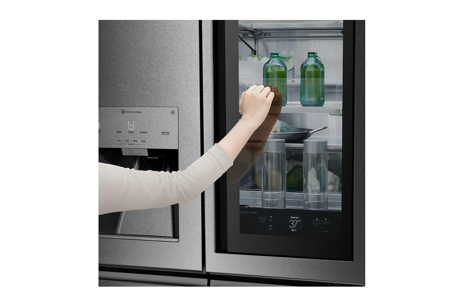 URNTC2306N LG SIGNATURE 23 cu. ft. Smart wi-fi Enabled InstaView® Door-in-Door® Counter-Depth Refrigerator