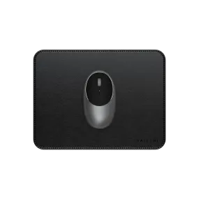 Vegan-Leather Premium Mouse Pad - Black | M1 Wireless Mouse - Space Gray