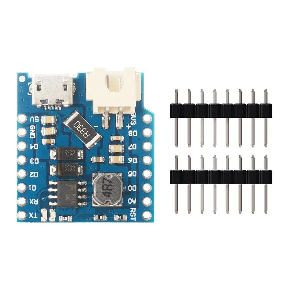 WeMos D1 Lithium Battery Charger Board with Mini USB