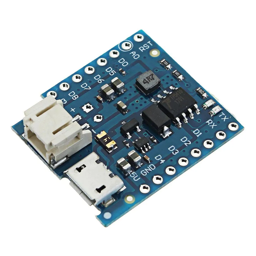 WeMos D1 Lithium Battery Charger Board with Mini USB