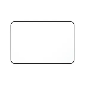 White Background Desk Mat