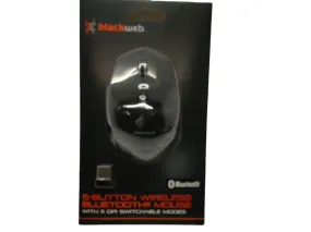 Wireless Bluetooth Mouse 6-Button Blackweb