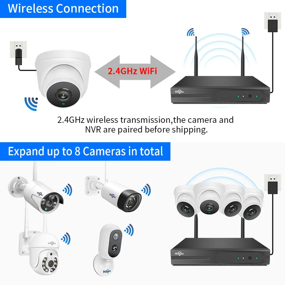 Wireless Security Camera system 1080P