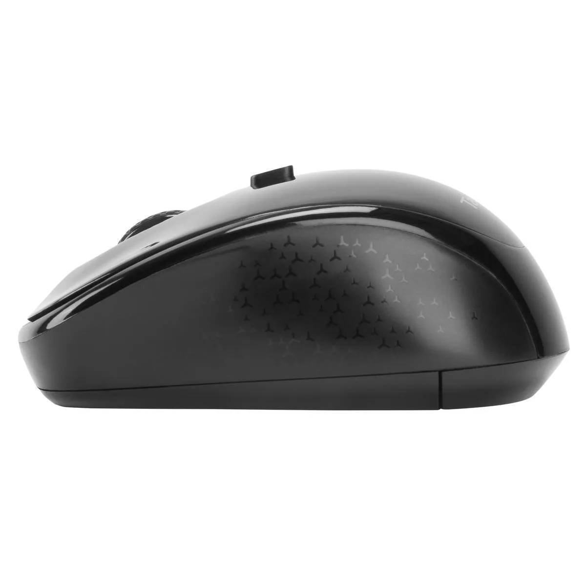 Wireless USB Laptop Blue Trace Mouse - Black