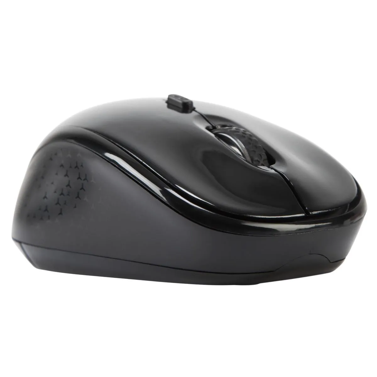 Wireless USB Laptop Blue Trace Mouse - Black