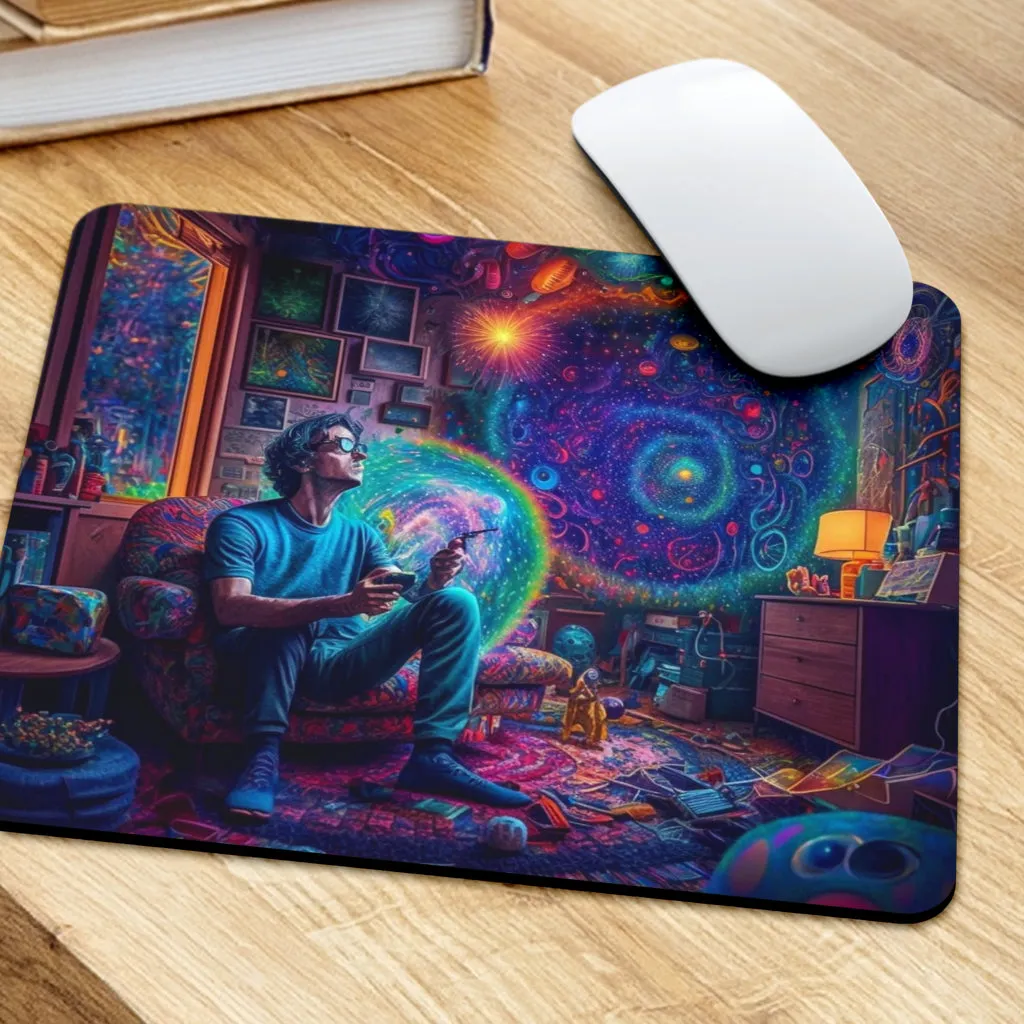 WONDEROUS NIGHT MOUSE PAD | ACIDMATH AI