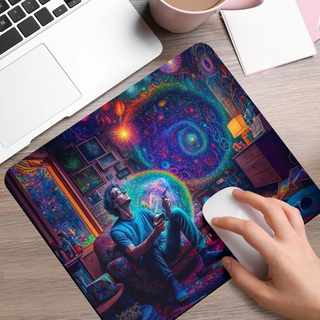 WONDEROUS NIGHT MOUSE PAD | ACIDMATH AI