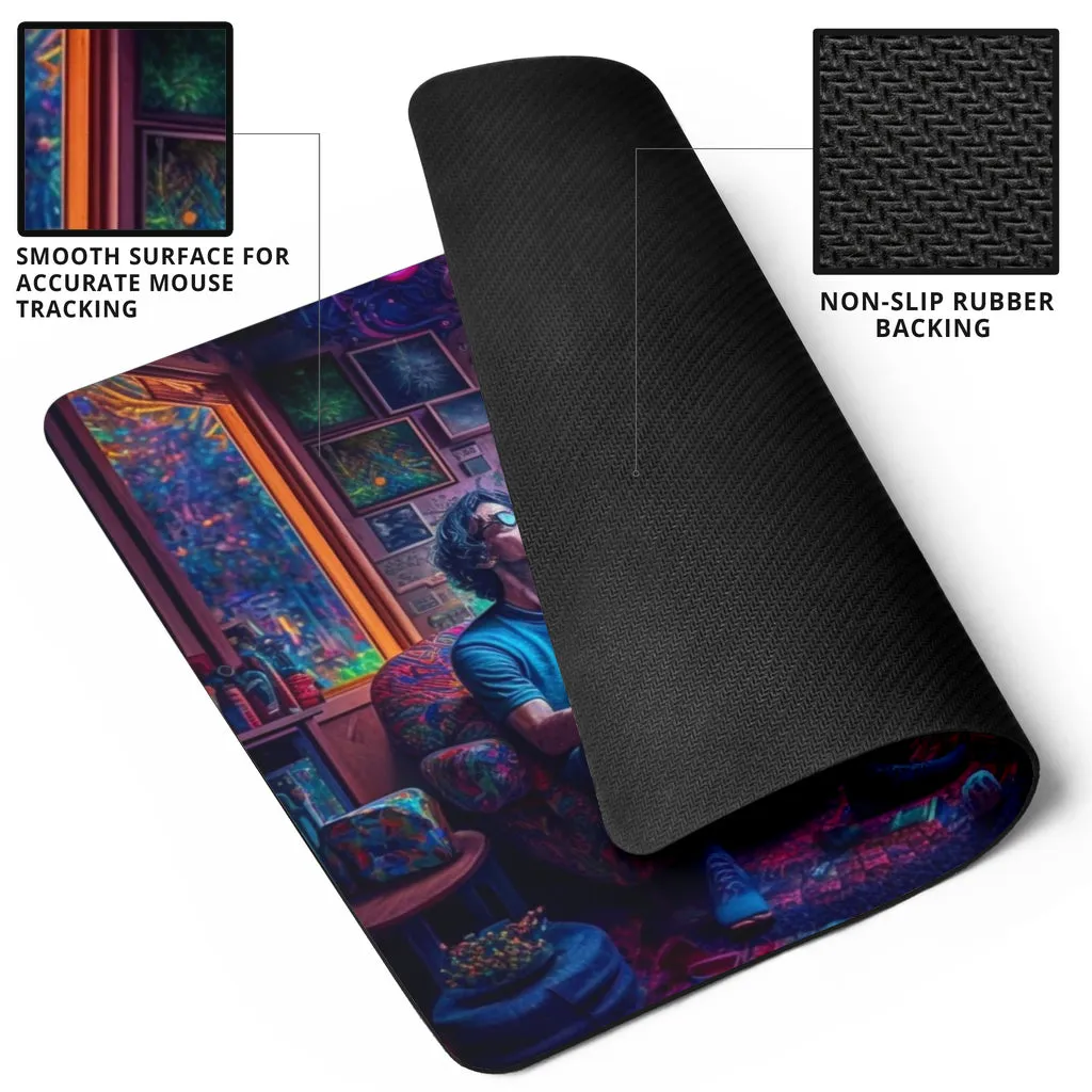 WONDEROUS NIGHT MOUSE PAD | ACIDMATH AI