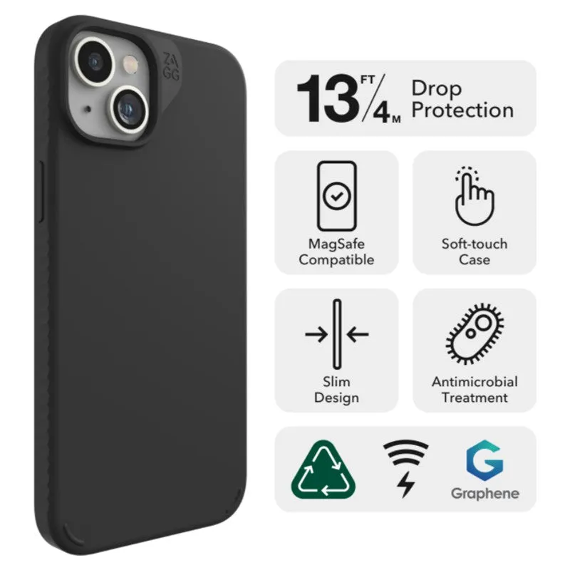 Zagg Manhattan Snap Case - Black | 702312677