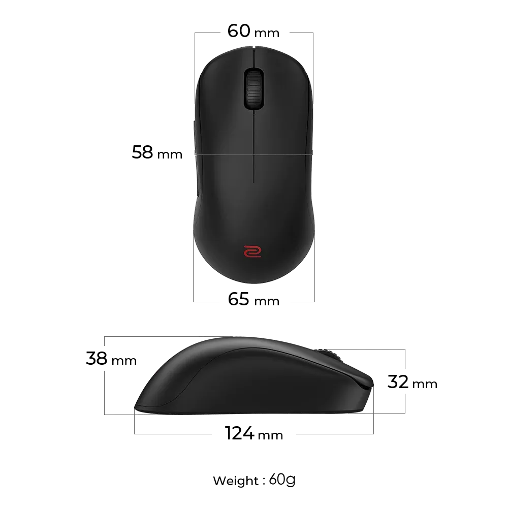 ZOWIE U2 Wireless Mouse For Esports